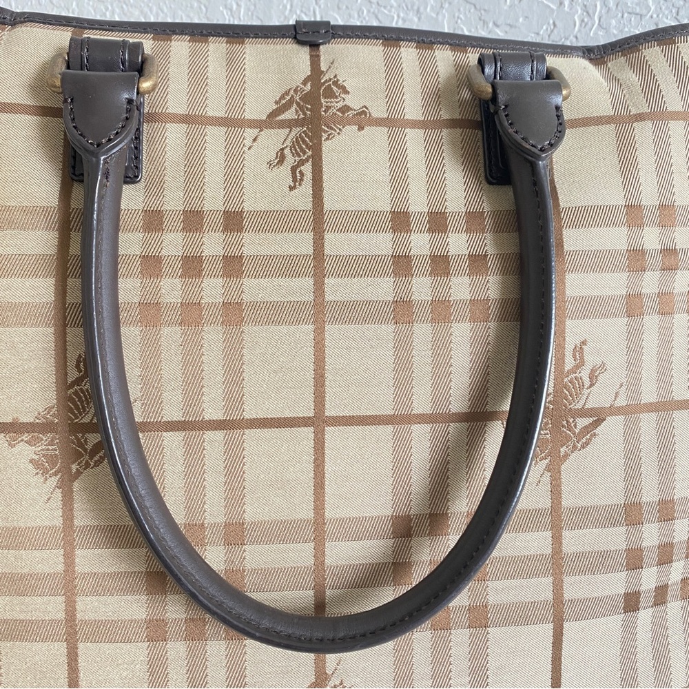 Burberry check large canvas tote - Picture 9 of 13